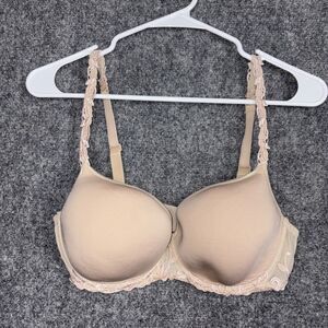 Simone Perele Andora 3D Plunge Bra Size 32F Peau Rose